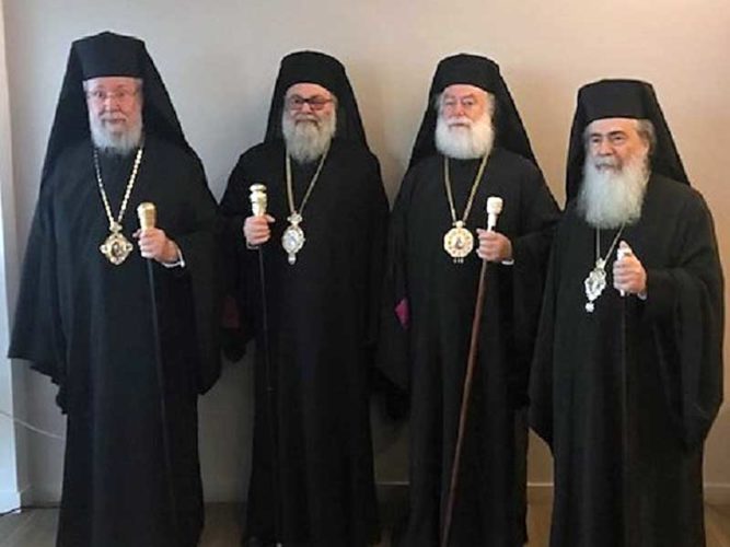 Предстоятели четырех древнейших Православных Церквей призвали к защите храмов УПЦ от захватов