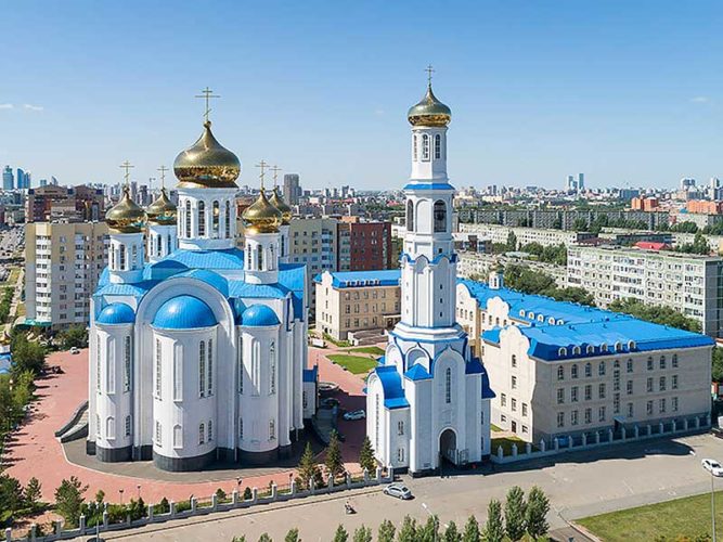 Митрополит Александр провел рабочее совещание по вопросам строительства храма в честь Всех казахстанских святых в Нур-Султане