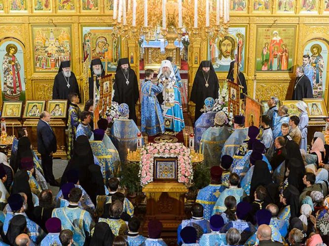 Казахстан встретил чудотворную Курскую-Коренную икону Пресвятой Богородицы «Знамение»