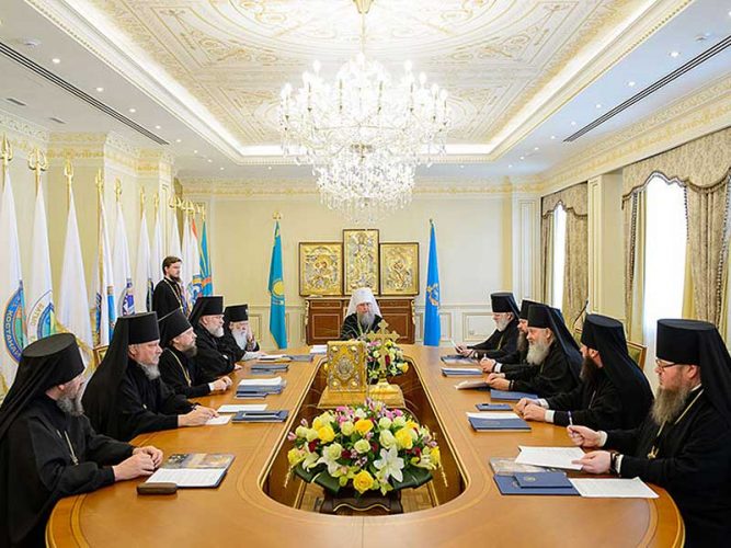 В Алма-Ате прошло заседание Синода Митрополичьего округа Русской Православной Церкви в Республике Казахстан